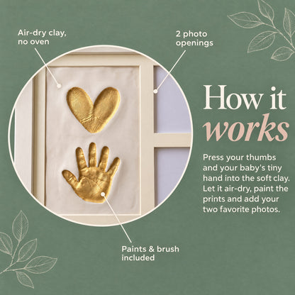 How the EverHands keepsake frame works